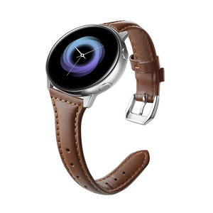 22mm Véritable bracelet en cuir Pour Samsung <span class=keywords><strong>Galaxy</strong></span> <span class=keywords><strong>Watch</strong></span> <span class=keywords><strong>42MM</strong></span> Actif <span class=keywords><strong>2</strong></span> S2 Montre bracelet De montre à Dégagement Rapide accessoires - Product Image 2