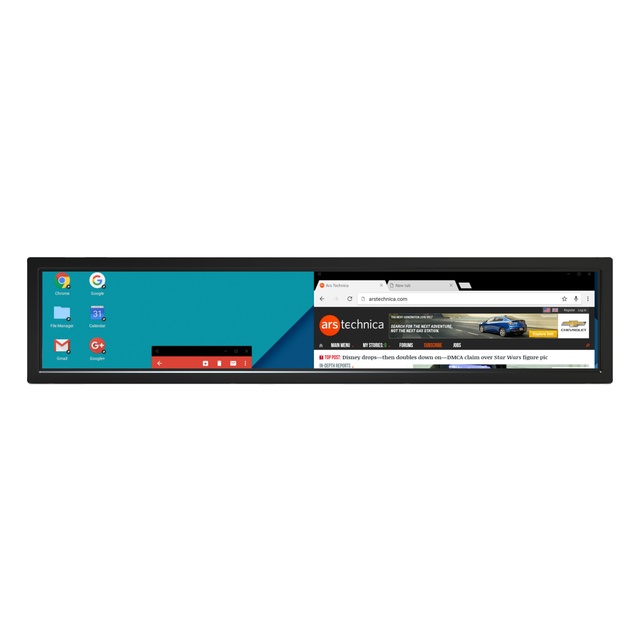 Bigbull Stretched Lcd Display bar 16.4 Inch Stretched bar Lcd Screen Custom Stretch bar Lcd Display