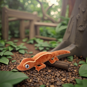 Yellow <strong>Lizard</strong> Reptile Toy Cute Gecko Plush Animal Stuffed Soft Eco-Friendly Super Soft Comforter Realistic Wildlife Doll PP - Product Image 6