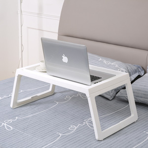 Bureau d'ordinateur portable pliable en plastique pour lit, études, travail, étudiants, usage domestique - Product Image 3
