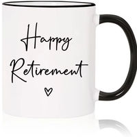 Mug en céramique pour la retraite et la fête des pères, cadeau pour collègues et maman, compatible réfrigérateur, pour boissons chaudes, vaisselle de bureau
