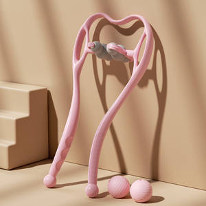 Baş Ağrısı Boyun Sertliği Giderici Yedek Toplu Döner Parça Derin Kas Boyun Vücut Masaj Çubuğu Rulo Ergonomik Tasarım - Product Image 5