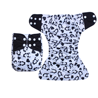 Alange — couche-culotte en Nylon, lange de qualité supérieure en maille avec grande poche d'ouverture, couche lavable, noir en AWJ