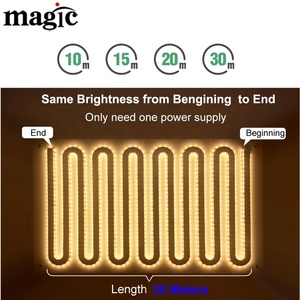 Bande <span class=keywords><strong>LED</strong></span> 2835 à haute efficacité 160 LM/W 128 <span class=keywords><strong>LED</strong></span>/M <span class=keywords><strong>24</strong></span> Volt Courant Constant SMD2835 Ra80 - Product Image 3