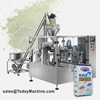 Peseuse automatique à tête multiple pour écrous de granules Pesant des sachets debout Machines d'emballage multifonctions pour sacs préfabriqués Doypack