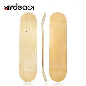便宜的31 * 8英寸7层定制绘画空白木制枫木甲板滑板