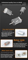 Moteur à vibration miniature DC F030 à forte force magnétique pour nettoyeur facial, rasoir, voitures miniatures