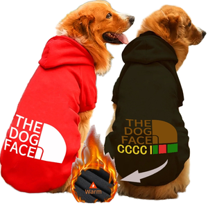 Cappotto Giacca Invernale Classico in Poliestere con Cappuccio per Cani di Taglia Piccola e Grande XS-6XL Design Floreale - Product Image 1