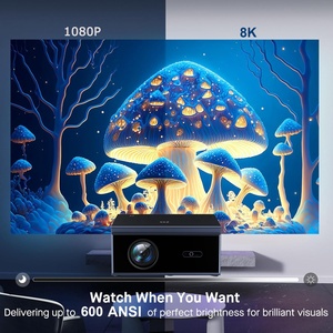 Proyector WiFi para Cine en Casa con Sistema Google-TV, LCD LED 4K HD 1080P, Keystone con Enfoque Automático y Totalmente Sellado, X80 GTV Personalizado de Fábrica OEM - Product Image 4