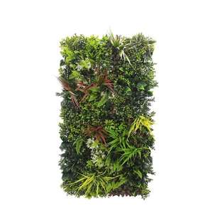 דשא קיר דשא מלאכותי ירוק לוח מזויף לוחות טרופיים מלאכותיים באיכות גבוהה פלסטיק עץ שיער מלאכותי קירות דשא - Product Image 3