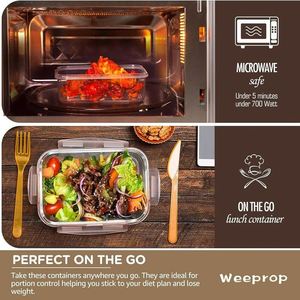 16 Pack Set Kitchen <b>Microwave</b> Refrigerator Plastic Food <b>Storage</b> Containers with Easy Snap Lids Custom Logo - Product Image 4