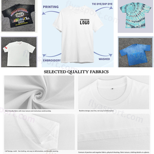 T-shirt décontracté vintage ample à manches courtes pour homme, haute qualité 250g, dégradé de couleurs, effet délavé - Product Image 2