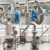 Machine d'emballage semi-automatique de haute qualité pour sachets de poudre, avec pesage et remplissage, pour ail et sucre, conditionnement et emballage de 1 kg et 250 g