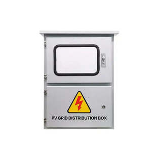 Boîtier de distribution métallique OEM pour systèmes photovoltaïques solaires, 380V AC, avec <span class=keywords><strong>disjoncteur</strong></span> connecté au réseau et protection contre les surtensions, indice de protection IP65, usage industriel - Product Image 4