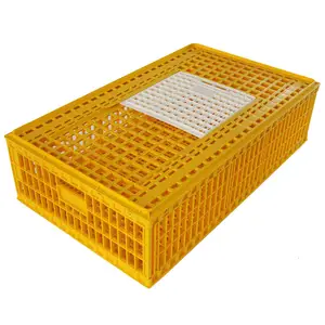 Foldable Plastic Poultry Transport Cage For Chicken Duck Goose