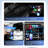 CarlinKit CP2A PRO Smart Box Carplay Dongle Android Auto USB Adaptateur sans fil Android Auto Carplay pour Apple