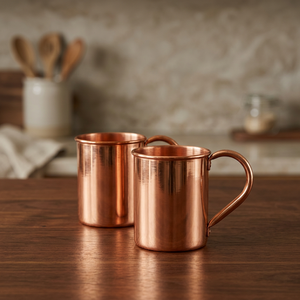 MIINOX Copper Moscow Mule <b>Mug</b> <b>Set</b> 500ml Stainless Steel Thermal Tumblers Eco-Friendly Classic Design Wedding Includes - Product Image 2