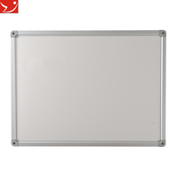 Tableau blanc magnétique métallique simple face multi-tailles GBB-001 pour bureau d'entreprise, tableau d'affichage mural pour messages et formation