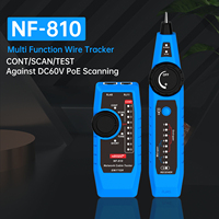NOYAFA NF-810 Rastreador de Cables Profesional, Probador POE, Líneas Telefónicas y de Red RJ45/RJ11, Alta Precisión, Doble Tono de Pulso, 1 km