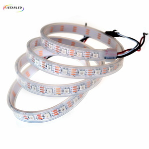 Bande lumineuse <span class=keywords><strong>LED</strong></span> <span class=keywords><strong>RGB</strong></span> programmable intelligente Neo WS2812B de haute qualité 5V Classic, SK6812 WS2812, 60 <span class=keywords><strong>LED</strong></span> par bande - Product Image 4