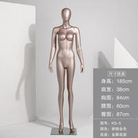Fabricant Source Champagne Femme Fibre de Verre Mannequin d'Affichage Corps Entier Mode Sport pour Vêtements