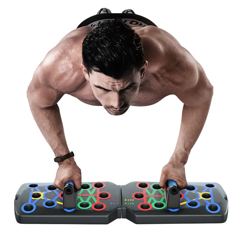 22 in 1 multi-function push up board with abs excercise stands balance with pull rope