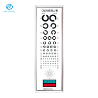Tableau d'acuité visuelle LED en gros pour test oculaire, équipement optique, boîte lumineuse de test, tableau de vision