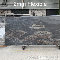 Revêtement mural flexible en pierre naturelle Life1996, feuille de marbre ultra-mince de 1 mm, panneau mural flexible pour l'extérieur, ardoise pour villa