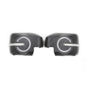 Cubierta Protectora para el Espejo Retrovisor Lateral de la Puerta para <span class=keywords><strong>Ford</strong></span> <span class=keywords><strong>Bronco</strong></span> Todoterreno 2021 <span class=keywords><strong>2022</strong></span> con Señal LED, Moldura Decorativa para Espejo en Negro Mate - Product Image 2