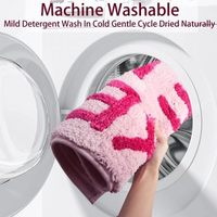 Tapis de salle de bain moderne de luxe GET Naked, tapis de bain antidérapant 40x60 cm, tapis de douche, tapis de porte, décoration WC, absorbant, rose