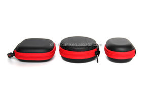 Hotselling Rotondo tappi per le orecchie di caso, <span class=keywords><strong>Zipper</strong></span> Trasduttore Auricolare/auricolari copertura della cassa del sacchetto - Product Image 2