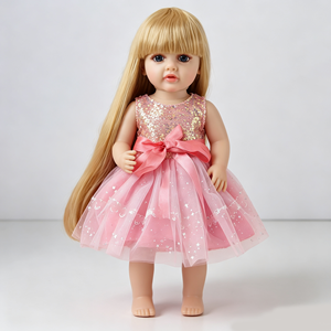 Poupées Reborn Réalistes MSYO Fashion de 22 Pouces, Modèle Bébé en Vinyle Souple, Vêtements pour Filles, Cadeaux de Bienvenue, Durables et Faits à la Main - Product Image 3