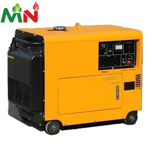 Aoda generador diesel refrigerado por agua pequeño 4 tiempos energía móvil gran oferta 5kw 5kva