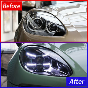 Porsche Macan 2014-2017 için araba ön lambaları yükseltme yüksek maç meclisi LED otomobil farı projektör Lens sıcak satış aksesuarları - Product Image 3