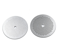 Disque filtrant en maille d'acier inoxydable de qualité alimentaire gravé sur mesure - pour les filtres des machines à café et des centrifugeuses