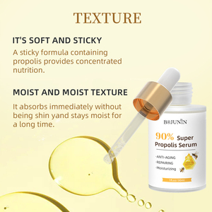 Essência de Cuidados com a Pele Natural de Marca Privada Reparação de Poros Iluminação Anti-Idade Hidratante Clareador Acne Sérum Facial com Própolis - Product Image 2