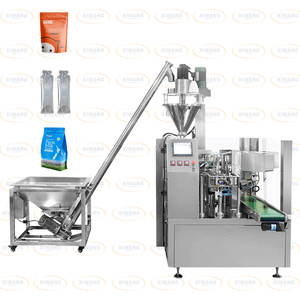 Équipement automatique de remplissage et de scellage de poudre, machine d'emballage rotative pour sachets préformés de type poudre - Product Image 4