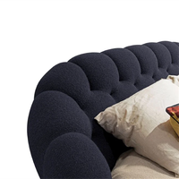 Neuankömmling Foshan modernes Design Stoff bett Blase Doppelbett
