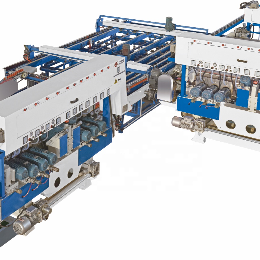 Machine à double tranchant en verre, ligne de production, 15 m/min