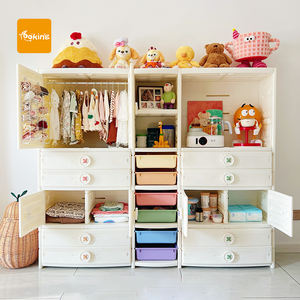 Meuble de rangement multi-niveaux pour enfants, organiseur de cartable, ensemble de meubles pour chambre de bébé - Product Image 1