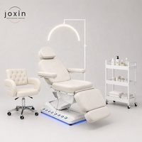 Fauteuil de Beauté Moderne Réglable pour Salon, Fournitures d'Esthétique, Lit Facial Cosmétique pour Esthéticienne, Ensemble Cama De Belleza