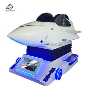 MAKER Divertissement Intérieur Jeu de Réalité Virtuelle à Monnaie 9D Cinéma Simulateur de Vol Centre Commercial Avion Jeu de Vol en Réalité Virtuelle - Product Image 3
