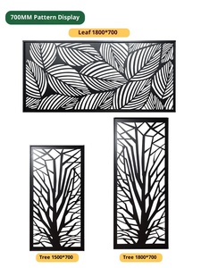 Plaque décorative <span class=keywords><strong>creuse</strong></span> en alliage d'aluminium pour clôture de chantier extérieur, motif <span class=keywords><strong>bois</strong></span>, tailles personnalisables - Product Image 5