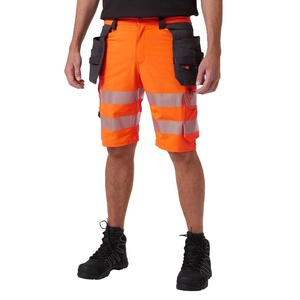 Shorts de sécurité haute visibilité pour hommes, réfléchissants, pour travaux de construction, travaux routiers, vêtements de travail industriels, légers, multi-poches - Product Image 1