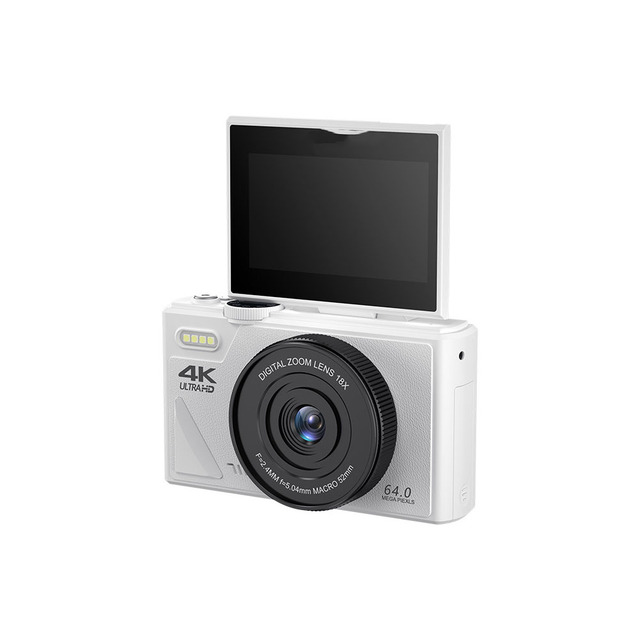 New Retro Style 4K HD Digital Camera SLR Look Selfie Photography Device Student Travel Home Use Compact Design