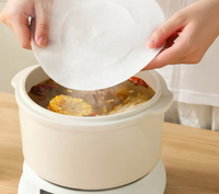 Papier absorbant pour aliments, membrane absorbante pour cuisine, tampons absorbants pour éliminer les graisses, papier absorbant pour soupe, repas frits
