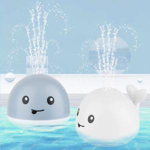 Jouet de bain léger électrique de haute qualité 1-3 ans bébé baleine blanche baleine bleue dans l'eau et plastique prix compétitif - Product Image 4