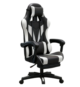 Housse de siège de cockpit de jeu inclinable et réglable en hauteur avec vérin à gaz à 3 positions, en <span class=keywords><strong>cuir</strong></span> synthétique, design moderne - Product Image 1