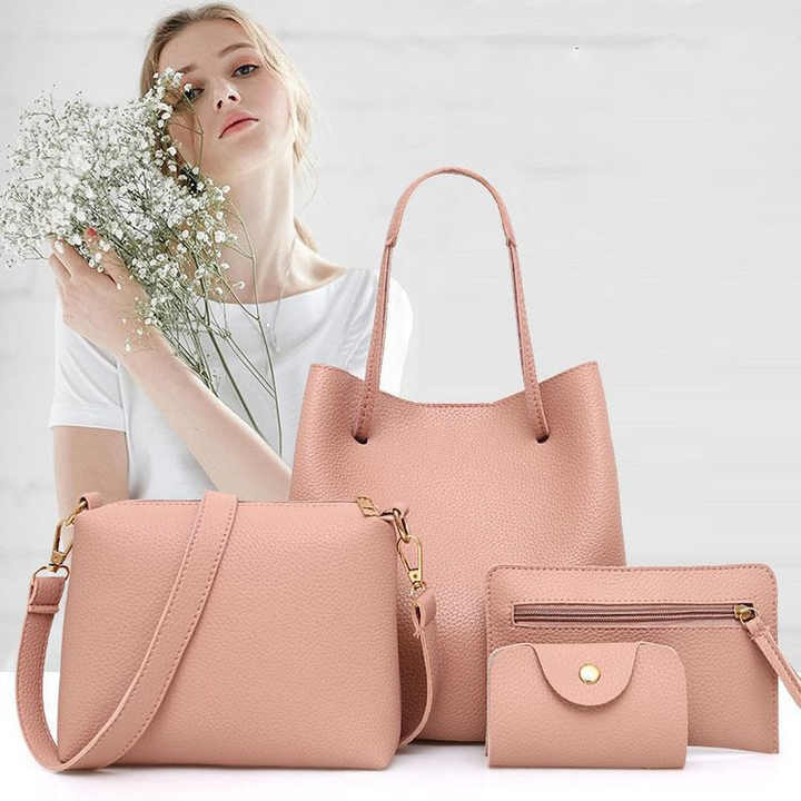 Women's Bag Sets Handbags Bag Set Top Handle Bag PU Leather 3 Pcs main image 0