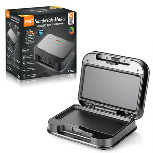 <span class=keywords><strong>Sandwichera</strong></span> automática para hacer sándwicheras, revestimiento antiadherente y calefacción de doble cara, 750W, máquina para hacer <span class=keywords><strong>desayuno</strong></span> fácil de limpiar - Product Image 1